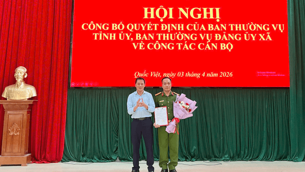 Hội nghị công bố Quyết định về công tác cán bộ