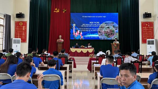 HỘI NGHỊ ĐỐI THOẠI GIỮA CHỦ TỊCH UBND XÃ QUỐC VIỆT VỚI THANH NIÊN NĂM 2026