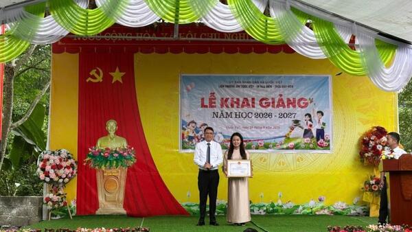 LÃNH ĐẠO XÃ QUỐC VIỆT DỰ LỄ KHAI GIẢNG NĂM HỌC 2026 –  2027	TẠI CÁC CỤM TRƯỜNG TRÊN ĐỊA BÀN XÃ