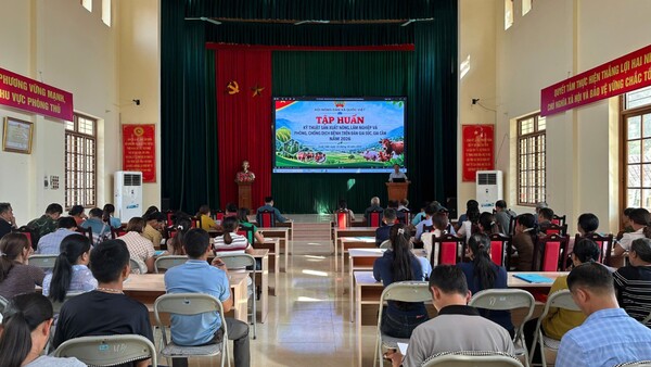 HỘI NÔNG DÂN XÃ QUỐC VIỆT TẬP HUẤN KỸ THUẬT SẢN XUẤT NÔNG, LÂM NGHIỆP VÀ PHÒNG, CHỐNG DỊCH BỆNH TRÊN ĐÀN GIA SÚC, GIA CẦM NĂM 2026
